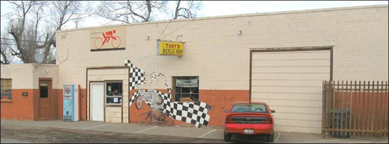 Tony's discount bicycle shop